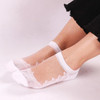 Transparent Breathable Gass Stockings Socks Women's New Retro Card Silk Socks Summer Ladies Ice Socks(Grey)