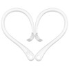 For AirPods 1 / 2 / Pro Anti-lost Silicone Earphone Ear-hook(Clear White)