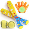 Children EVA Foam Soft Safety Sports Baseball Toy Set(Yellow)