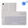 SA510 Detachable Bluetooth Keyboard + Litchi Texture PU Leather Protective Cover with Holder for Galaxy Tab A 10.1 (2019) T510/T515 (White)