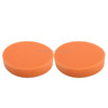 2 PCS Car Wax Sponge Round Shape Sponge High-density Waxing Sponge，Size:12.5 x 12.5cm