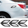 6 PCS Car Luminous Anti-collision Strip Protection Guards Trims Stickers (White)