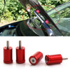 4 PCS Car Modified Isolation Column Engine Cover Blocked Up Screw Engine Turbine Ventilation Gasket Screw Washer (Red)