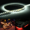 5 PCS Flow Style 45 LED 3528 SMD Waterproof Flexible Car Strip Light for Car Decoration, DC 12V, Length: 90cm(White Light)