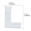 Car Vehicle Badge Emblem 3D English Letter L Self-adhesive Sticker Decal, Size: 4.5*4.5*0.5cm