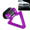 Car Truck Bumper Triangle Tow Hook Adhesive Decal Sticker Exterior Decoration (Purple)