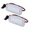 2 PCS License Plate Light with 18  SMD-3528 Lamps for Ford,2W 120LM,6000K, DC12V(White Light)