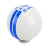 Universal Vehicle Ball Shape Modified Resin Shifter Manual 6-Speed Left-R Gear Shift Knob(Blue)