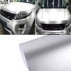 1.52m × 0.5m Ice Blue Metallic Matte Icy Ice Car Decal Wrap Auto Wrapping Vehicle Sticker Motorcycle Sheet Tint Vinyl Air Bubble Free(Silver)