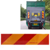 Car Auto Aluminum 55cm × 13cm Rear Warning Sign Sticker for Truck and Van