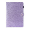 For Amazon Kindle Youth Edition Love Buckle Glitter Horizontal Flip Leather Case with Holder & Card Slots(Purple)