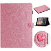 For Amazon Kindle Youth Edition Love Buckle Glitter Horizontal Flip Leather Case with Holder & Card Slots(Pink)