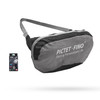 PICTET FINO RH60 Polyester Waterproof Ultra-thin Foldable Waist Bag, Capacity: 2L (Grey)