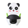 Baby Potty Toilet Bowl Training Seat Portable Urinal Comfortable Backrest Cartoon Cute Toilet(Black and white panda)