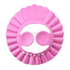 5 PCS Safe Baby Shower Cap Kids Bath Visor Hat Adjustable Baby Shower Cap Protect Eyes Hair Wash Shield for Children Waterproof Cap Pink+earflaps