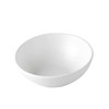 18cm/600ml Cat Dog Food Bowl Pet Ceramic Bowl, Style:Bowl(White)