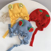 Children Cotton Fruit Shape Woolen Hat Baby Warm Knitted Hat, Size: Free Size(Yellow)