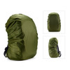 Waterproof Dustproof Backpack Rain Cover Portable Ultralight Outdoor Tools Hiking Protective Cover 35L(Arm Green)