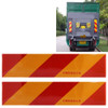 2 PCS Car Auto 56cm × 13cm Rear Warning Sign Sticker For Truck and Van
