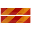 2 PCS Car Auto 56cm × 13cm Rear Warning Sign Sticker For Truck and Van