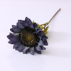 5 PCS Retro Sunflower Sunflower Simulation Sunflower Bouquet Wedding Bride Holding Fake Flowers(Blue)