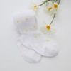 Children Mesh Thin Dance Socks Girls Small Fresh Cotton Pantyhose, Size:21/23(White Yellow)