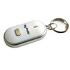 Mini LED Whistle Key Finder Flashing Beeping Remote Lost Keyfinder Locator Keyring for children(white)