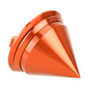 4 PCS Car Tyre Hub Centre Cap Cover (Orange)