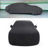 Anti-Dust Anti-UV Heat-insulating Elastic Force Cotton Car Cover for SUV, Size: XL, 5.05m~5.35m (Black)