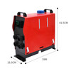 Snap-in Car Air Heater Fuel Parking Heater, Specifications: Four-hole 5000W-024 Switch