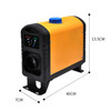 Snap-in Car Air Heater Fuel Parking Heater, Specifications: Single Hole 5000W-LED Switch