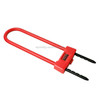 Glass Door Double open U-lock Anti Hydraulic Shear Lengthened Mechanical Code Lock(Red)