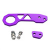 Aluminum Alloy Rear Tow Towing Hook Trailer Ring for Universal Car Auto with 2 x Screw Holes(Purple)