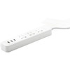 Original Xiaomi Mi Power Strip Patch Board USB3.0 2A Speed Charger Mini Patch board Converter, Cable Length: 1.8M(White)