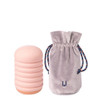 Hot Water Bottle Warm Water Bag Irrigation Hand Warmer(Light Pink Hamburger)