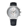 406 YAZOLE Men Fashion Business Leather Band Quartz Wrist Watch (Black + White)