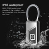 Anytek USB Charging Waterproof Anti-theft Non-password Electrically Intelligent Fingerprint Padlock Size:3.2cm × 3.5cm × 9cm