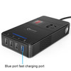 XPower T1C 310W DC 12V to AC 120V / DC 24V to AC 220V Car Multi-functional Digital Display Power Inverter 4 USB Ports 8.0A Charger Adapter + Negative Ions Air Cleaner