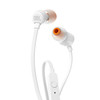 JBL T110 3.5mm Plug Wired Stereo One-button Wire-controlled In-ear Earphone with Microphone, Supports HD Calls, Cable Length: 1.2m (White)