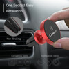 CaseMe Universal 360 Degree Rotation Magnetic Car Air Outlet Vent Mount Phone Holder, For iPhone, Galaxy, Sony, Lenovo, HTC, Huawei, and other Smartphones (Red)