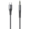 awei CL-116T Type-C / USB-C to 3.5mm Hi-Fi Audio Cable (Black Grey)