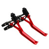 BIKERSAY BH001 Pairs Bike Brake Lever Ultralight CNC Aluminum Alloy Brake Bar for MTB BMX Bike Brake Handlebar (Red)