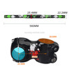 TOSEEK Carbon Fiber Children Balance Bike Handlebar, Size: 560mm (Green)