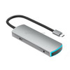 Basix Mate6 6 In 1 Multi-function Type-C / USB-C HUB Expansion Dock (Grey)