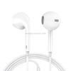 AIN MK-S02 USB-C / Type-C Plug Semi-in-ear Wired Wire-control Earphone with Microphone, Supports HD Call, Cable Length: 1.25m