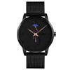 Skmei 9208 Moon Phase Quartz Watch Casual Simple Business Sports Watch for Men(Rose Gold)