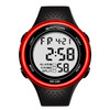 SANDA 375 Watch For Male Students Simple Casual Electronic Watch Sports Waterproof Luminous Watch(Red)