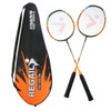 REGAIL 8019 2 in1 Carbon Durable Badminton Racket with Tote Bag(Orange)