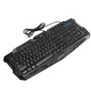 HXSJ J60 Crack Three-color Backlit Keyboard And Colorful Backlit Mouse Set(English Keyboard + Cracked Mouse)