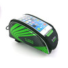 2 PCS B-SOUL Mountain Bike Beam Upper Tube Bag Bilateral Bag Touch Screen Mobile Phone Bag(Green)